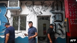 Penitentiary guards work to dismantle the gang-run "El Infiernito" or Little Hell prison in Escuintla, Guatemala, June 2, 2024.