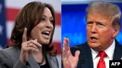 UNkosikazi Kamala Harris loMnu Donald Trump