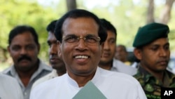Mantan Menteri Kesehatan Sri Lanka, Maithripala Sirisena di Kolombo, Sri Lanka (Foto: dok).