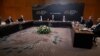 FILE - Turkish Foreign Minister Mevlut Cavusoglu meets with his counterparts from Russia Sergey Lavrov and from Ukraine Dmytro Kuleba in Antalya, Turkey, March 10, 2022. 