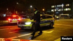 Shambulizi la Ujerumani, eneo la kanisani likiwa chini ya ulinzi mkali huko Hamburg, Ujerumani.