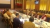 ဇူလိုင်လ ( ၂ ) ရက်နေ့က ပြုလုပ်သော နာဂ အမျိုးသား ဆိုရှယ်လစ်ကောင်စီ NSCN-K မှ ငြိမ်းချမ်းရေး ဆွေးနွေးမှု ကော်မတီ နှင့် ပြည်ထောင်စု ငြိမ်းချမ်းရေး ညီလာခံ ( ၂၁ ) ရာစု ပင်လုံ ကြိုတင်ပြင်ဆင်ရေးကော်မတီ တို့အကြား ဆွေးနွေးပွဲ။ (ဓါတ်ပုံ - UHla Maung Shwe/Facebook)