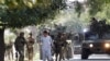 Afghan security forces arrive near the site of an attack in Jalalabad city, Afghanistan, Sept. 18, 2019. 