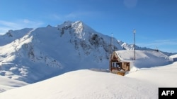An undated picture shows the site of an avalanche that killed five French Foreign Legionnaires near the resort of Valfrejus in the French Alps on Jan. 18, 2016.