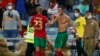 Cristiano Ronaldo a lokacin da ya ci kwallo ta biyu 