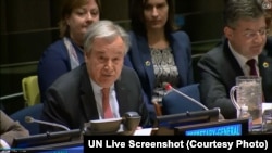 António Guterres, Secretaire Général de l'Onu 