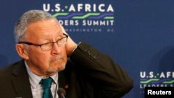 Guy Scott lors du sommet Etats-Unis Afrique de Washington