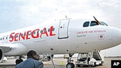 Mfano wa ndege za Air Senegal nchini Senegal. 