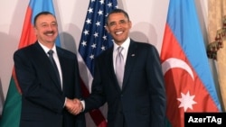 Prezidentlər İlham Əliyev və Brak Obama 