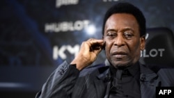 Pelé à Paris en France, le 2 avril 2019.