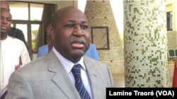 Rais wa Burkina Faso Rock Kabore kwenye picha ya awali