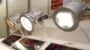 FILE - High-efficiency LED light bulb "E-CORE", shown at the 17th Toshiba Group Environmental Exhibition in Tokyo. A street light retrofit is expected to lead to a significant conservation of energy in India and reduce its carbon footprint.