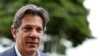 Fernando Haddad, le nouveau candidat du parti des Travailleurs, ici à Curitiba au Brésil, le 03 septembre 2018.