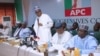 Shugaba Buhari A Taron Shugabannin Jam’iyyar APC Inda Ya Bayyana Niyyarsa Na Sake Neman Wa'adin Shugabanci