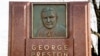FILE - In this Dec. 14, 2017, photo, the George Preston Marshall monument outside RFK Stadium in Washington is shown. 