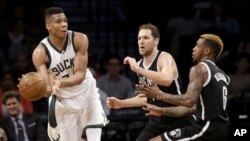 Bucks Nets Basketball