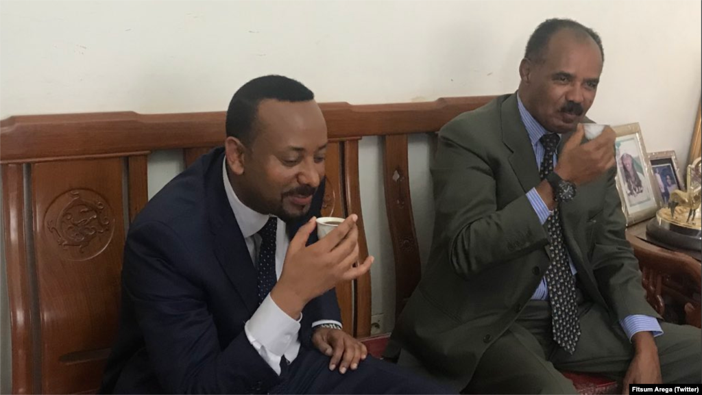 ስነ-ስርዓት ምቕባል ቀ/ሚ ኢትዮጵያ ዶ/ር ኣብይ ኣሕመድን ጉጅለኡን