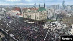 Протести во Белград
