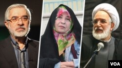 کروبی، رهنورد و موسوی؛ ۳ تن از رهبران جنبش سبز که همچنان در حصر خانگی به سر می برند 