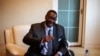 Peter Mutharika lors d'une conférence de presse à sa résidence de Blantyre au Malawi, le 22 mai 2014. (AFP)