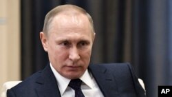 Le président russe Vladimir Poutine, Moscou, Russie, le 6 février 2017