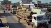 Trucks stand stranded at Raxaul, in East Champaran district of India's Bihar state, near the India-Nepal border, October 15, 2015.