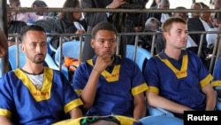 Three U.S. citizens sentenced to death in Congo over role in failed coup, in Kinshasa