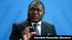 Le président du Mozambique Filipe Nyusi, à Berlin, le 19 avril 2016.