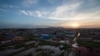 La ville de Juba au coucher du soleil, le 4 octobre 2012.