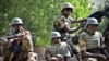 Niger soldiers provide security for an anti-Boko Haram summit in Diffa city, Niger, Sept. 3, 2015.