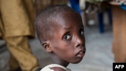 Daya daga cikin yaran da yuwa ta addabesu a jihar Bornon Najeriya sanadiyar yakin Boko Haram
