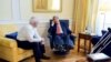 FILE - Secretary of State John Kerry with Iranian Foreign Minister Mohammed Javad Zarif. 