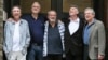 Članovi britanske družine Monty Python, sa lijeva, Eric Idle, John Cleese, Terry Gilliam, Michael Palin i Terry Jones (2014.)