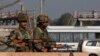 Indian army soldiers take positions outside the airbase in Pathankot, 430 kilometers (267 miles) north of New Delhi, Jan. 2, 2016.