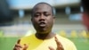 L'ex-président de la Fédération ghanéenne de football, Kwesi Nyantakyi, lors d'une interview au stade Rei Pele de Maceio, le camp d'entraînement de la base du Ghana, le 23 juin 2014.