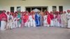 Hotunan Hajiya Aisha Buhari yayin da ta karbi bakuncin mata yan jami'iyar APC a fadar shugaban kasa, Abuja
