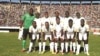 The Zimbabwe men's national team, The Warriors, is pictured at National Sports Stadium in Harare in 2014. (Columbus Mavhunga/VOA) 