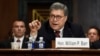 FILE - Attorney General William Barr testifies before the Senate Judiciary Committee on Capitol Hill in Washington, May 1, 2019. 