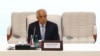 FILE - Zalmay Khalilzad, U.S. envoy for peace in Afghanistan, is seen before talks between the Afghan government and Taliban insurgents in Doha, Qatar, Sept. 12, 2020. Khalilzad returned this week to Doha to press for progress in the talks.