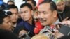 Kapolri Badrodin Haiti (saat itu masih menjabat sebagai Wakapolri) memberikan keterangan kepada wartawan di Jakarta, 23 Maret 2015.(Foto: dok/VOA/Andylala)