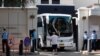 Tight Security Presence Outside US Consulate in Chengdu, China