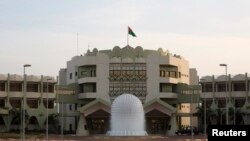 Le palais présidentiel du Burkina Faso, à Ouagadougou, 23 novembre 2014.