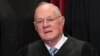 FILE - Supreme Court Associate Justice Anthony M. Kennedy joins other justices of the U.S. Supreme Court for an official group portrait at the Supreme Court Building in Washington.
