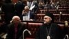 Members of the Egyptian constitutional panel prepare to vote on the new constitution at the Shura council in downtown Cairo, Nov. 30, 2013. 